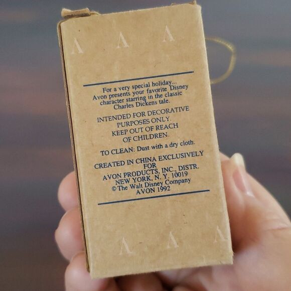 Vtg Avon Disney's Mickey's Christmas Carol Ornament Minnie Mouse as Mrs Cratchit - Picture 3 of 5